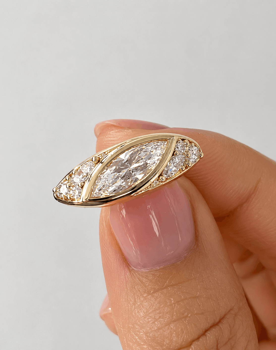 Aurelisse Lab-Grown Diamond Ring in 14K Yellow Gold by La Forêt
