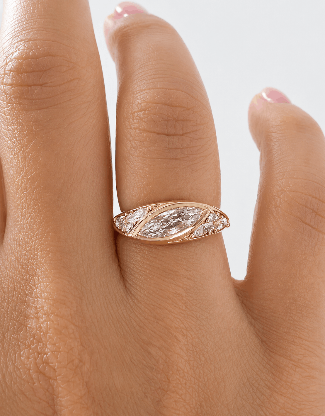Aurelisse Lab-Grown Diamond Ring in 14K Yellow Gold by La Forêt - view 2