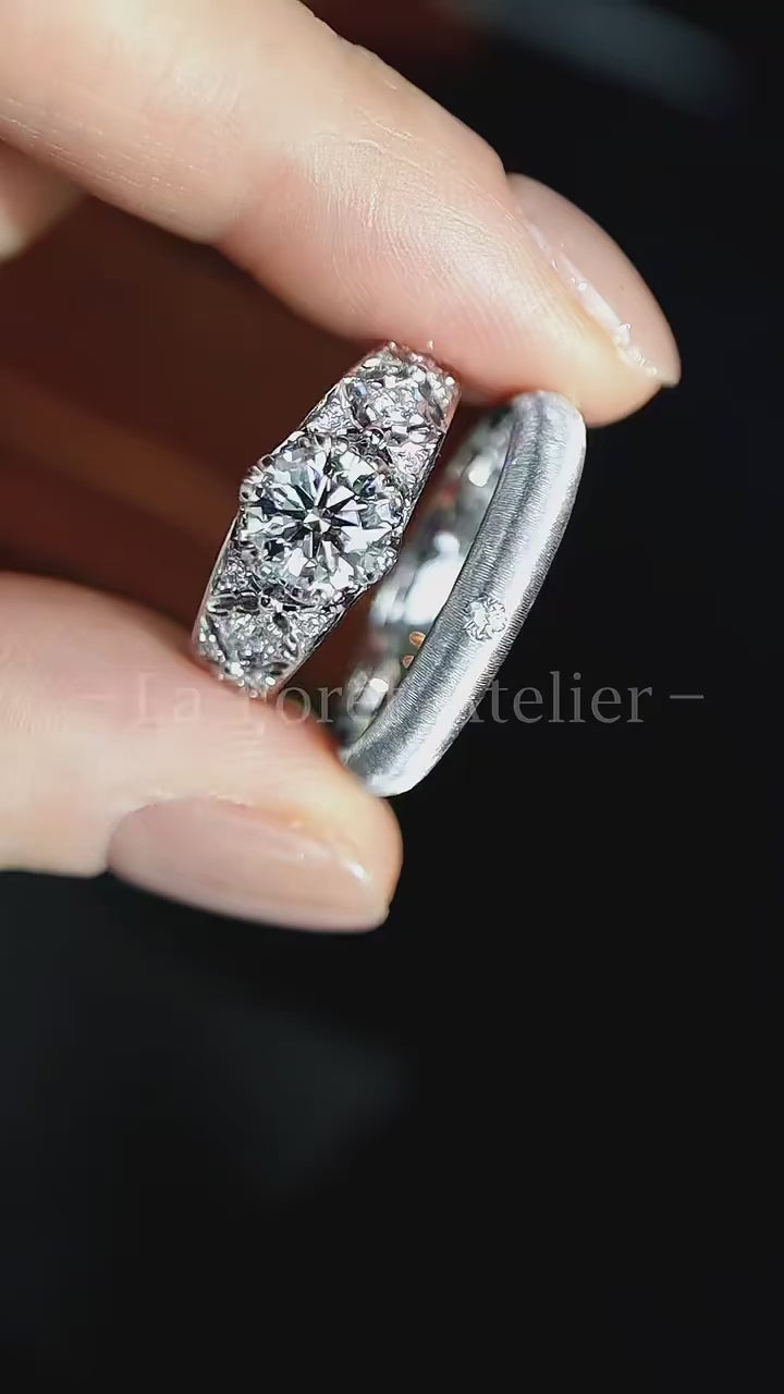 Solenyra – 1ct Lab Diamond Ring Set