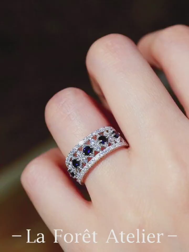 Dianara Sapphire Eternity Band